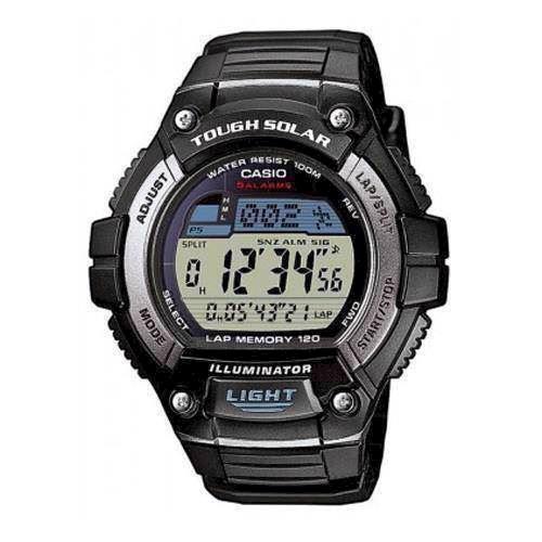 Image of Collection sort resin med stål quartz multifunktion med solar power Herre ur fra Casio, W-S220-1AVEF